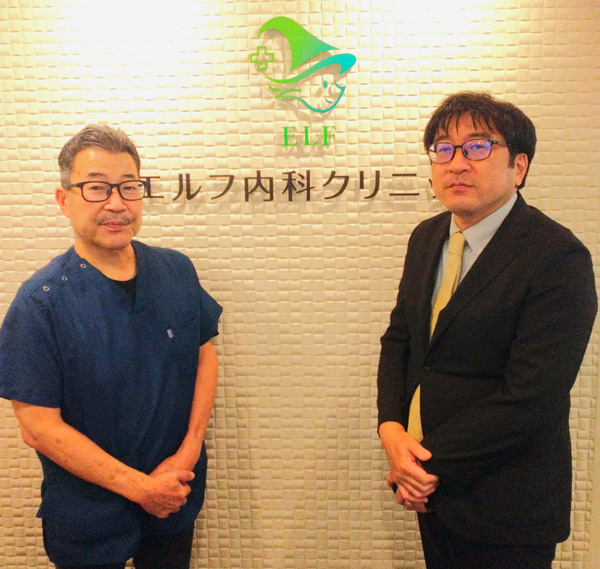 写真左：木村 一博 先生（エルフ内科クリニック）
写真右：太田 呼吸器内科副部長