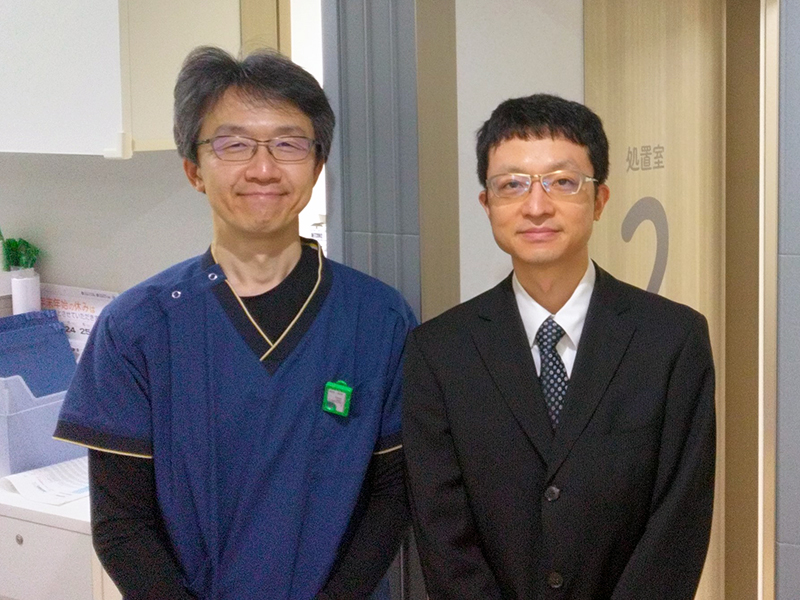 写真左:柴田 雅彦 先生
(大岡山北千束 内科・呼吸器内科)
写真右:中村 呼吸器外科部長