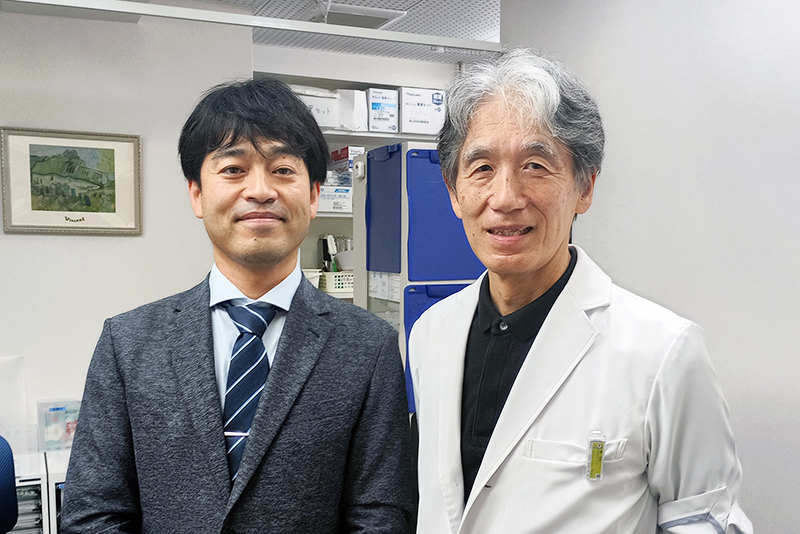 写真右：関　忠和　院長（せき山王クリニック）
写真左：日吉 外科部長